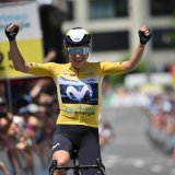 Marlen Reusser (ici lors du dernier Tour de Suisse) a pris les commandes du Giro dimanche KEYSTONE/EPA/GIAN EHRENZELLER